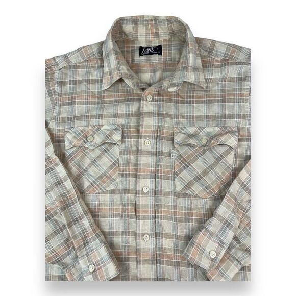 Levi’s Vintage Button Front Shirt Size Large - Picture 2 of 5